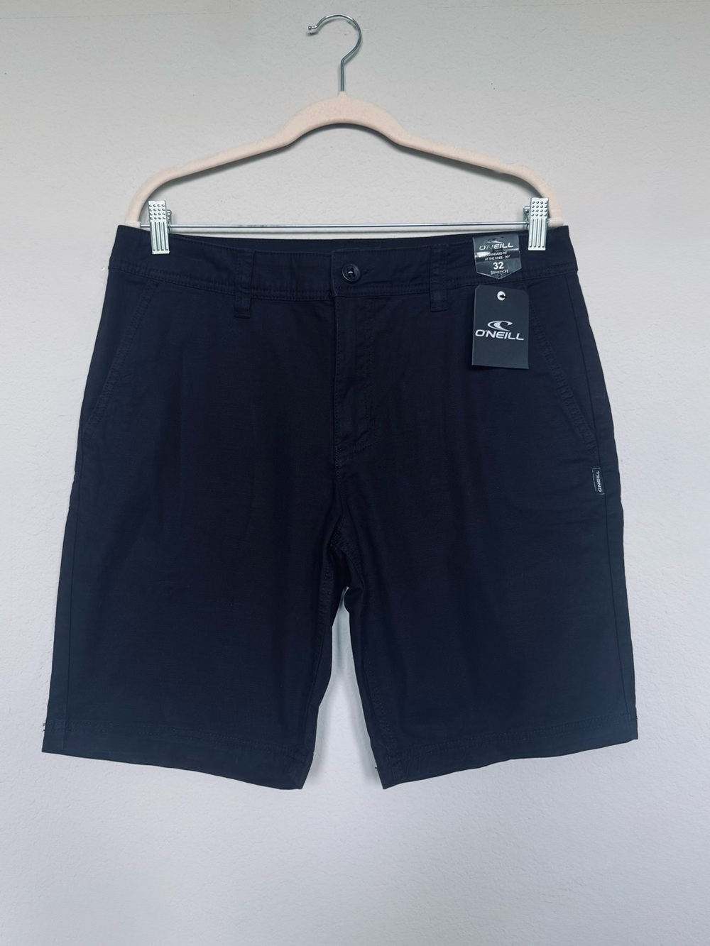 NWT O’Neill Men’s Hybrid Shorts Size 32 Black Standard Fit Stretch